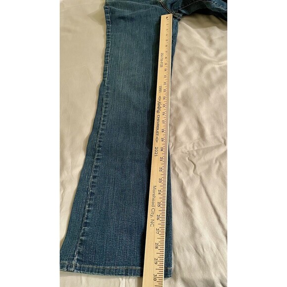 Levi's 512 Womens Size 8M Perfectly Slimming Bootcut Mid Rise Blue Jeans - Picture 7 of 8